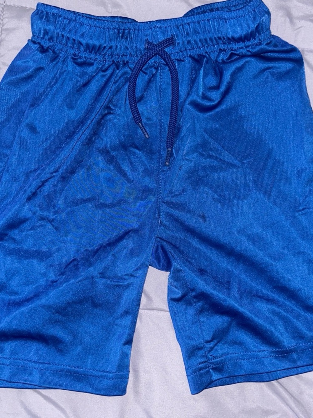 Blue Men's Athletic Drawstring Shorts